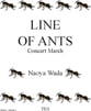 Line of Ants Concert Band sheet music cover